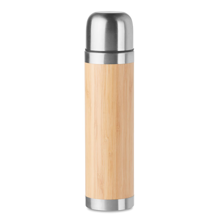 Double wall bamboo flask 400 ml