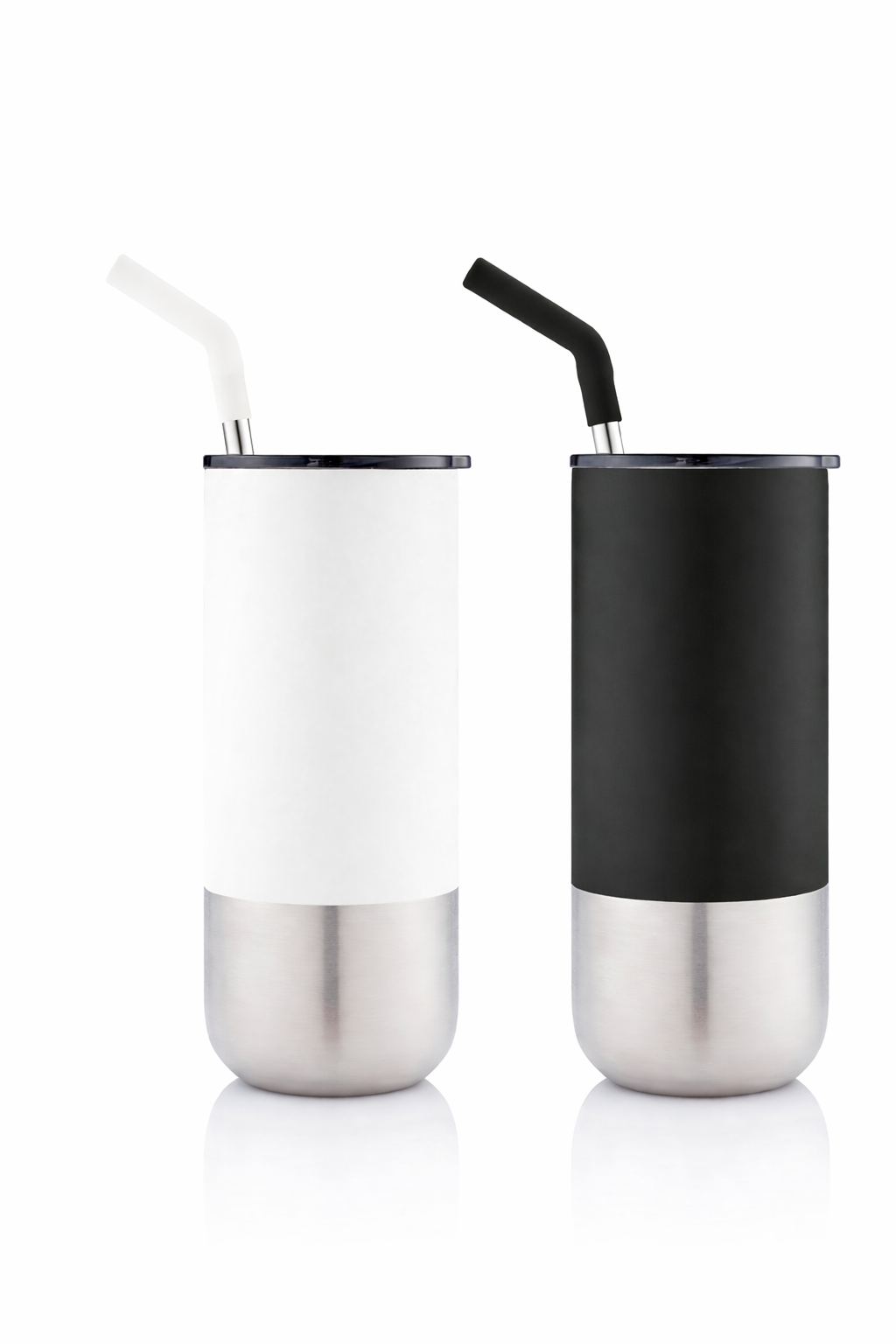Insulated Tumbler with Reusable Straw 540 ml