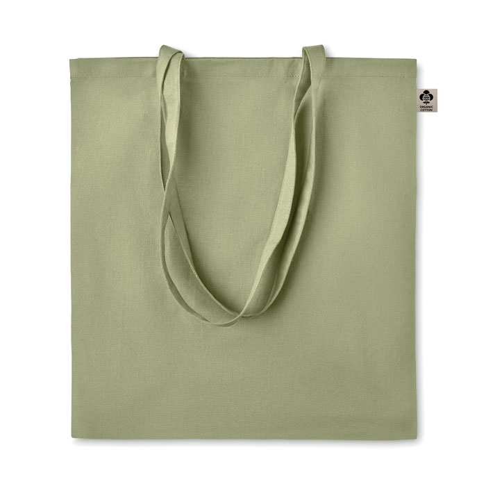 Organic coloured cotton shopping bag
