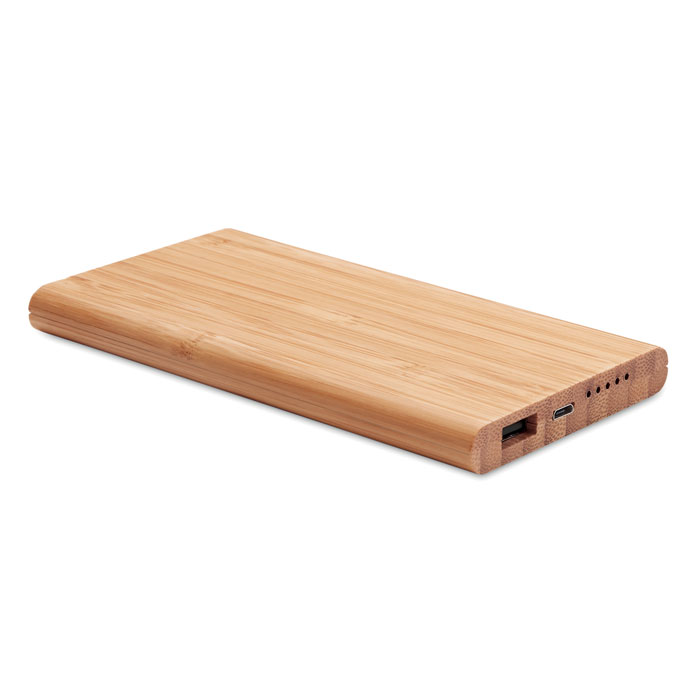 Bamboo wireless power bank