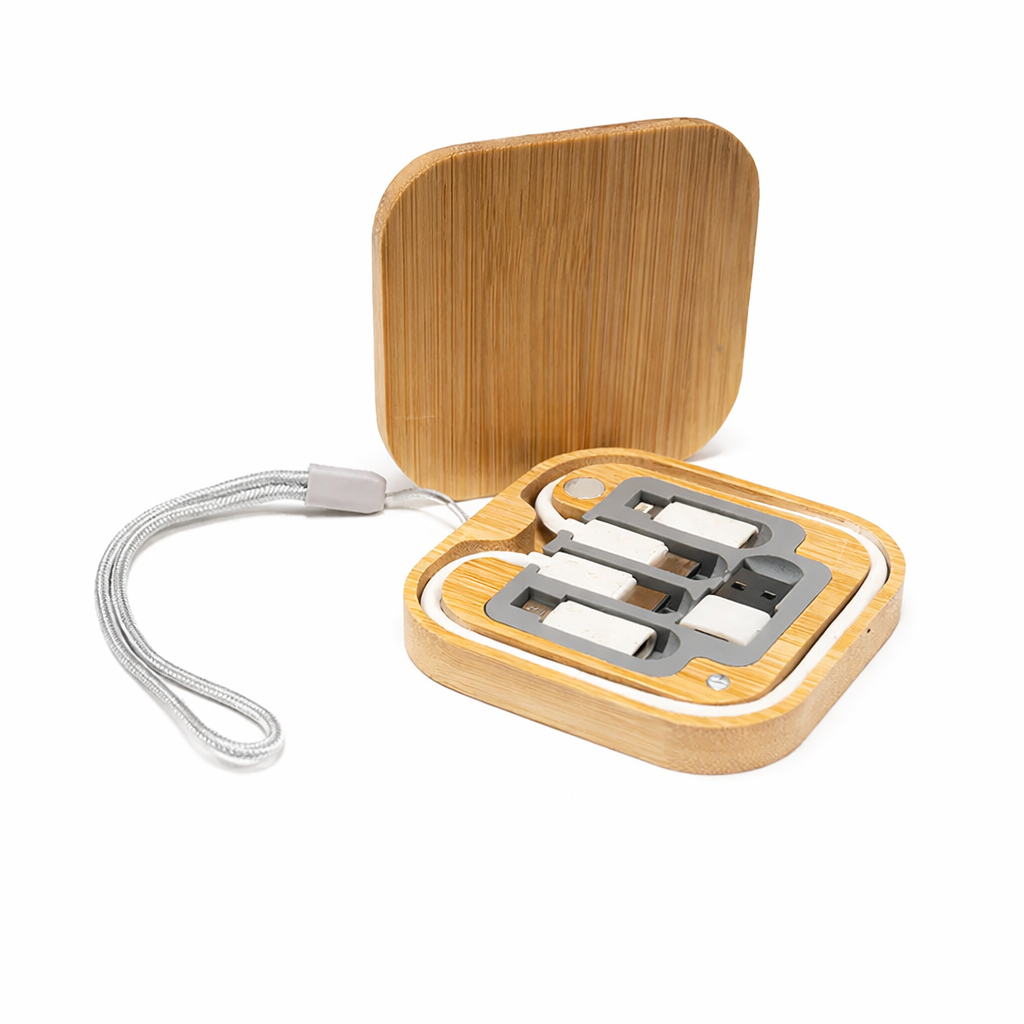 Bamboo Travel Kit Square